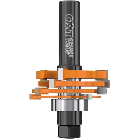 Cmt Slot Cutter Set 1-7/8" Diameter, 1/8" to 23/32" H, 1/2" Dpth, 3-3/16" L and 1/2" Shank 800.506.11